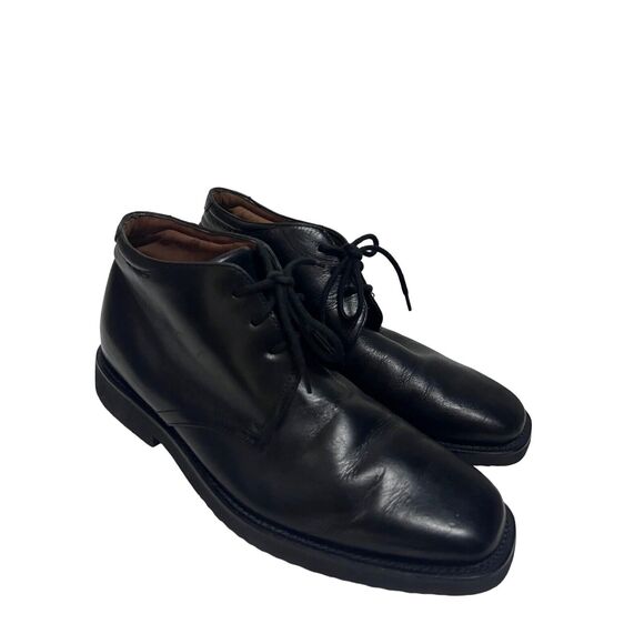 Florsheim FLites Mens Chukka Ankle Boots US 10 D Black Leather Lace Up Shoes main image 7